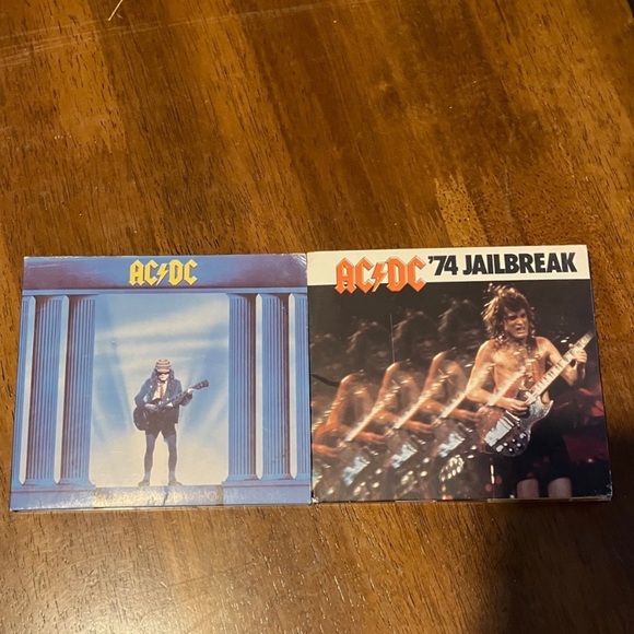 AC/DC | Media | Acdc Blue And Black Album Covers | Poshmark